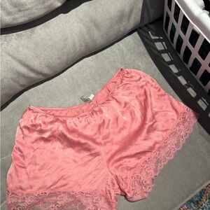 Pink Intimissimi Lace Trim Sleep Shorts